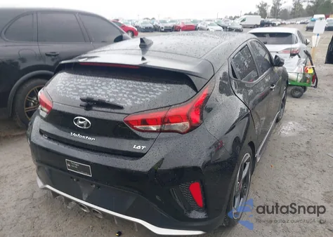 2019 Hyundai Veloster Turbo из США, поврежденный, VIN KMHTH6AB9KU006945